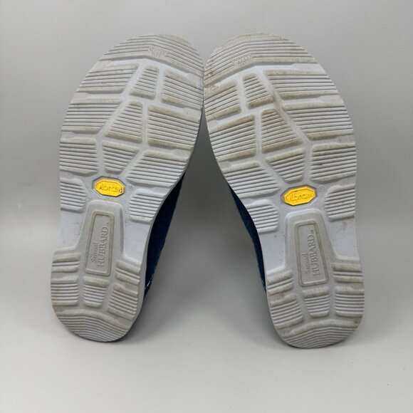 Samuel Hubbard Men's 8M "Spring Back" Navy Blue Felted Fleece Slip-On Shoes - Picture 9 of 9